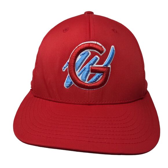 Richardson Men's Fitted Hat PTS 30 Red Size XS-S Embroidered G Logo - Picture 1 of 7